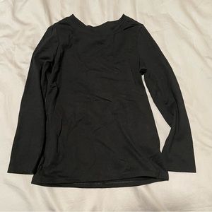 NWOT Cat & Jack Black Long Sleeve Tee XS